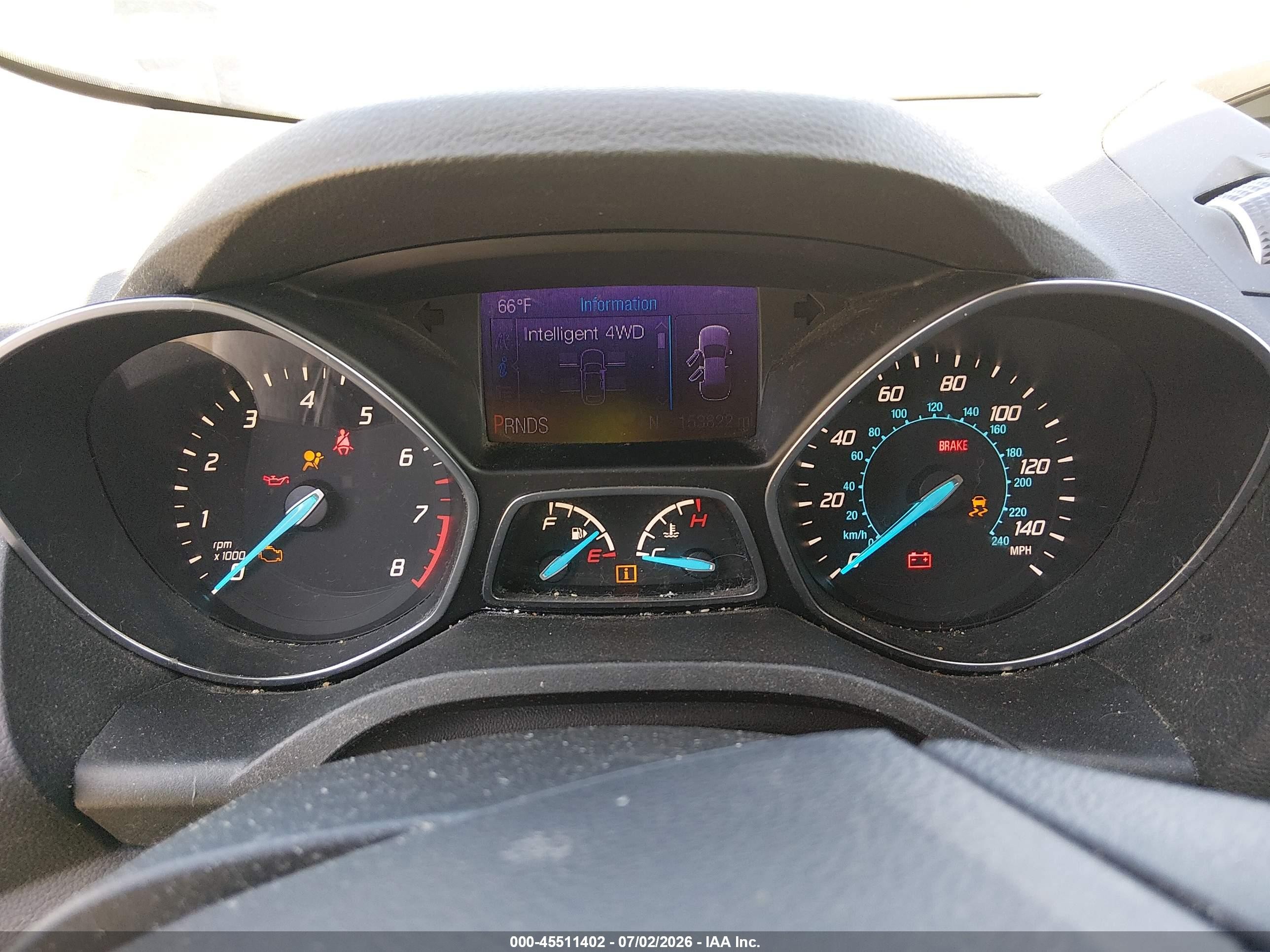 2013 Ford Escape Se White vin: 1FMCU9GXXDUD18503