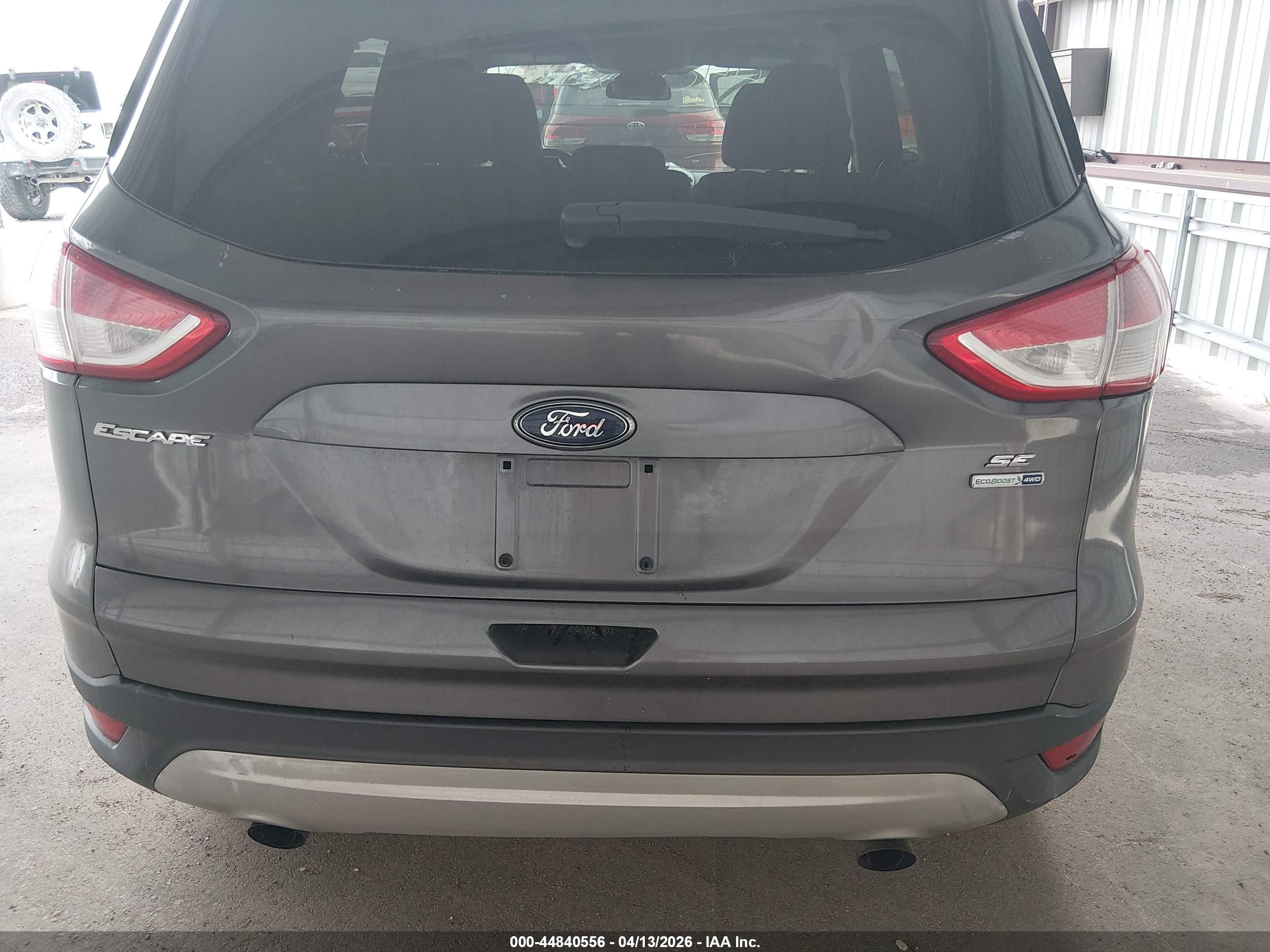2013 Ford Escape Se Gray vin: 1FMCU9GXXDUD57317