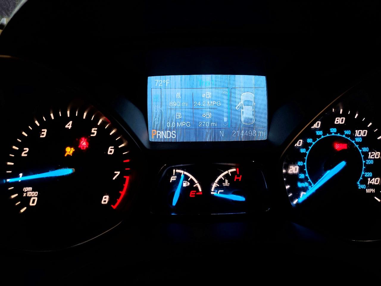 2014 Ford Escape Se Blue vin: 1FMCU9GXXEUA05453