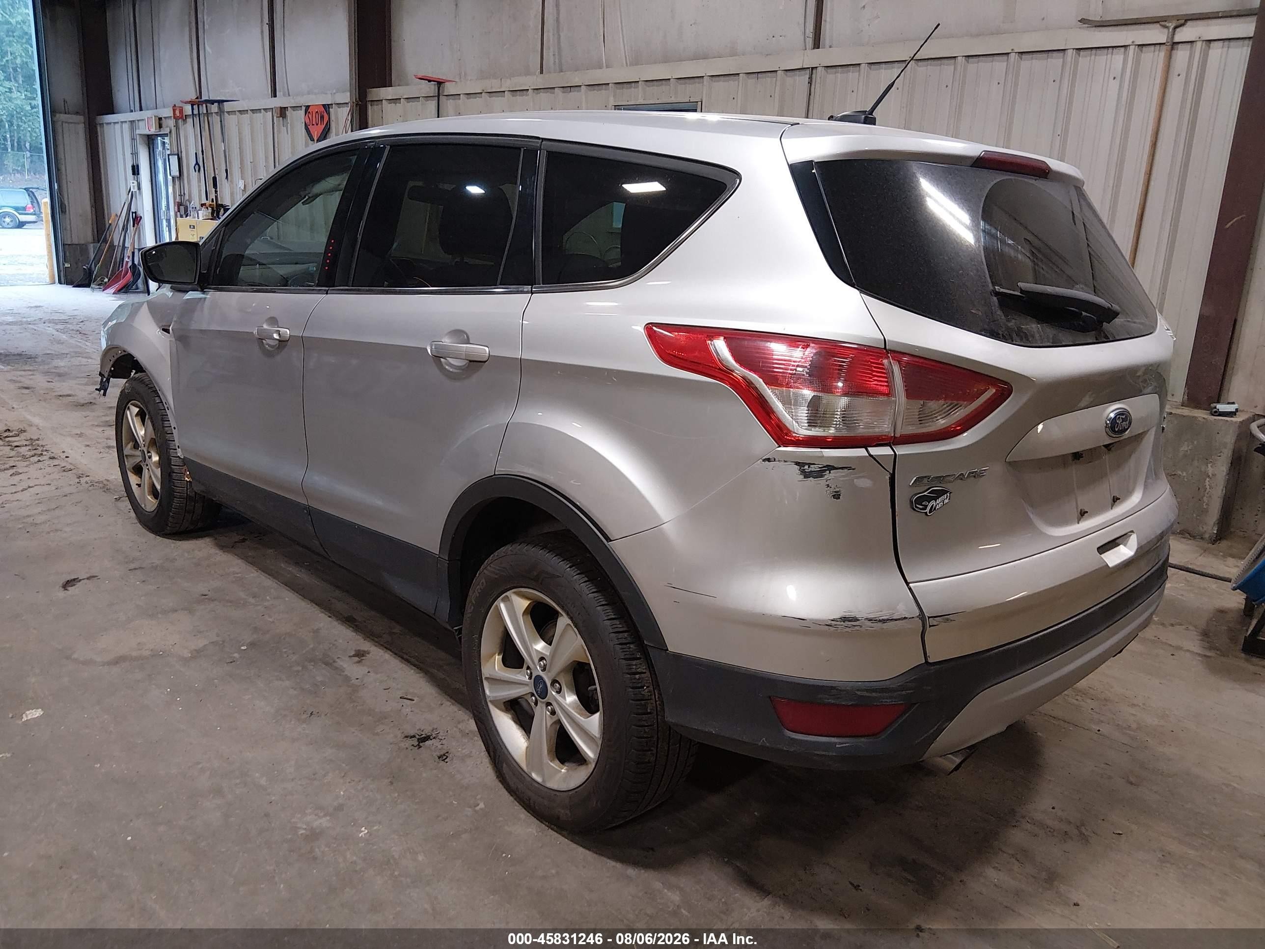 2014 Ford Escape Se Silver vin: 1FMCU9GXXEUA49405
