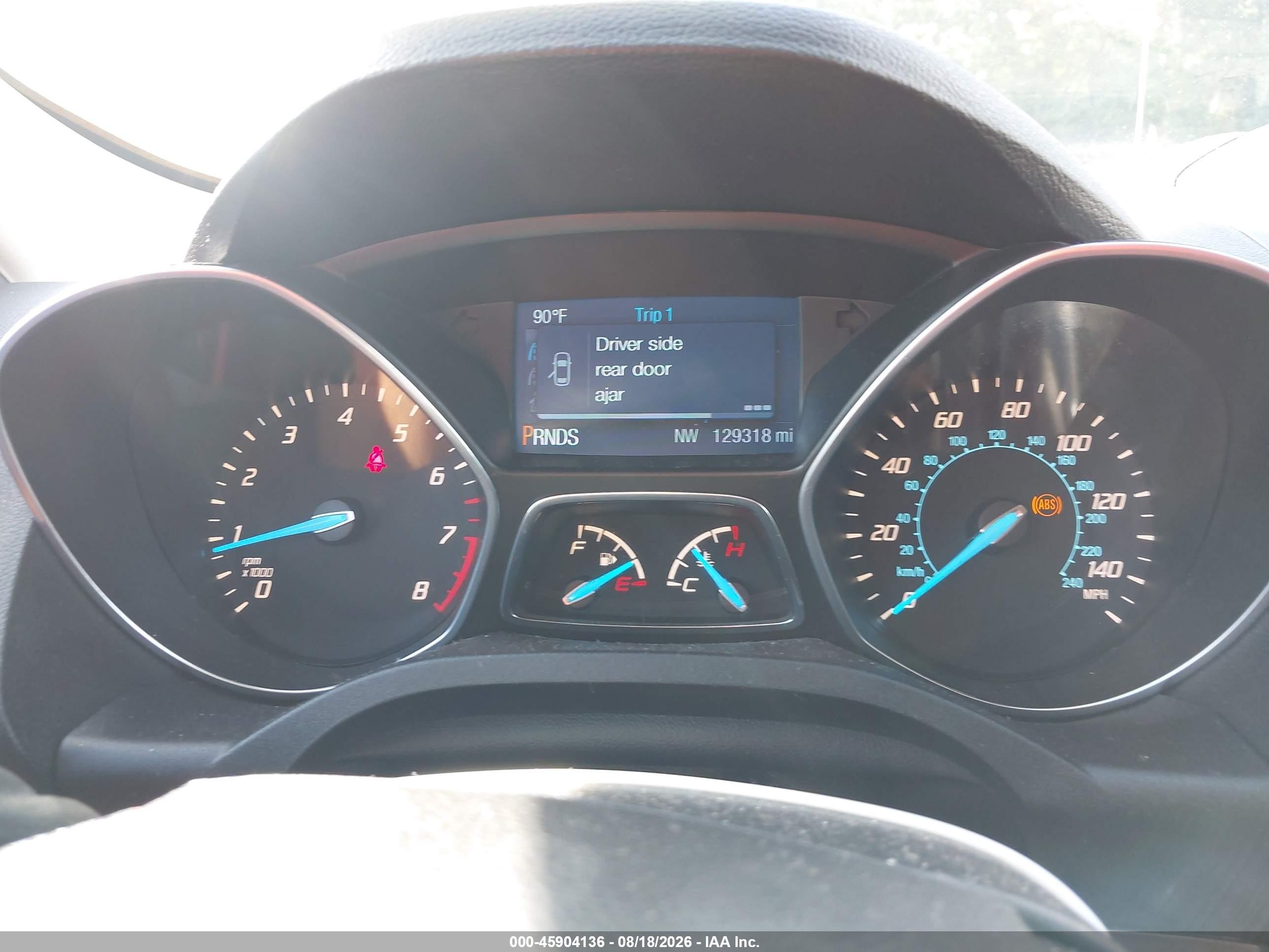2014 Ford Escape Se Black vin: 1FMCU9GXXEUC00369