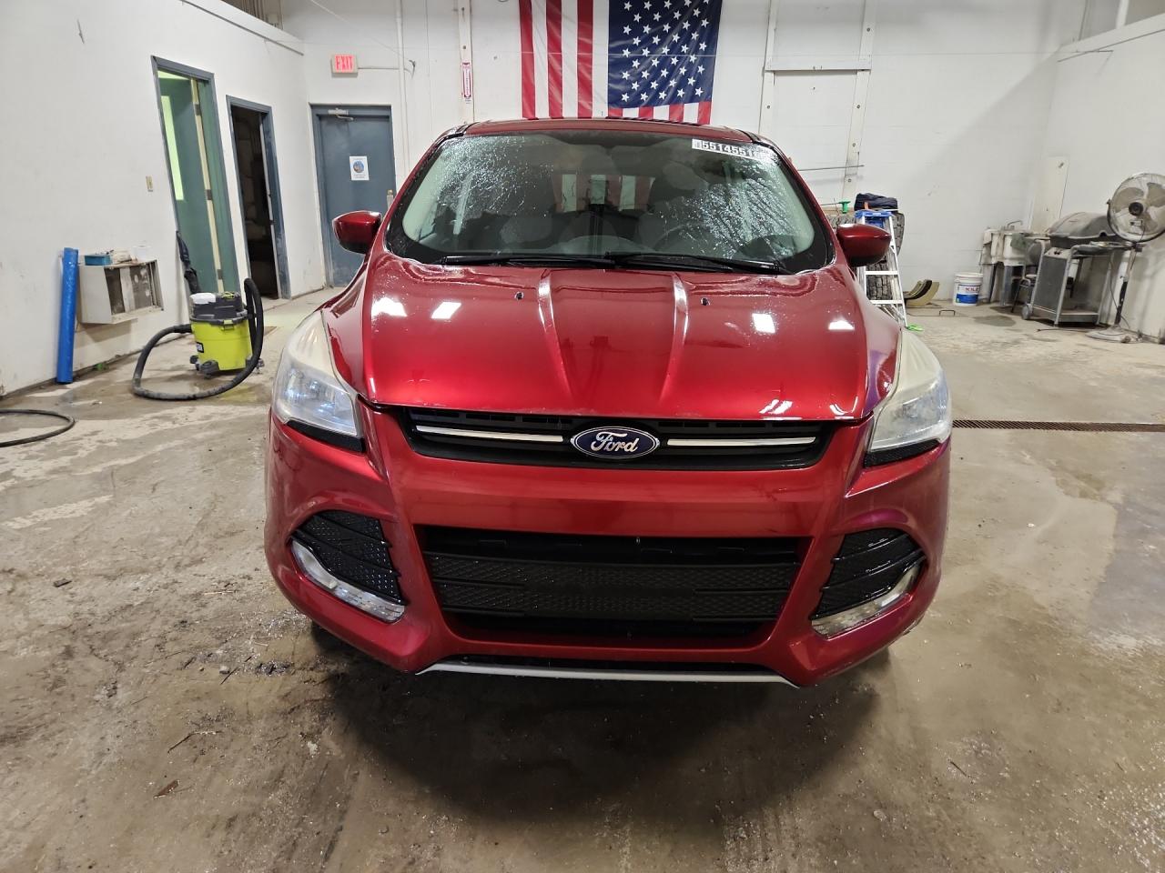 2014 Ford Escape Se Red vin: 1FMCU9GXXEUD23136 Damage: Left Head Lamp, Faded, Repair Required