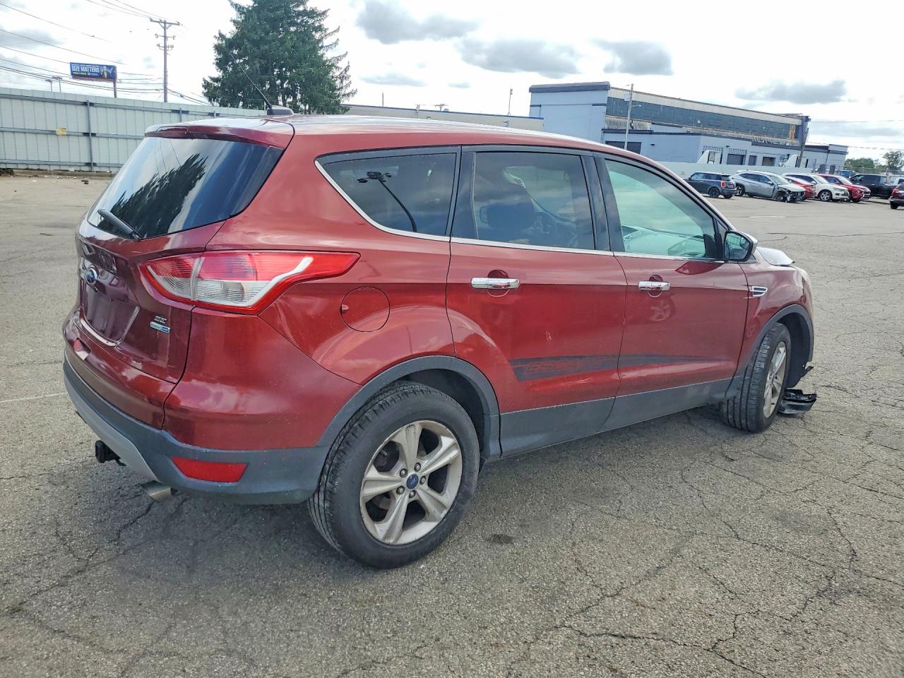 2014 Ford Escape Se Orange vin: 1FMCU9GXXEUD84051