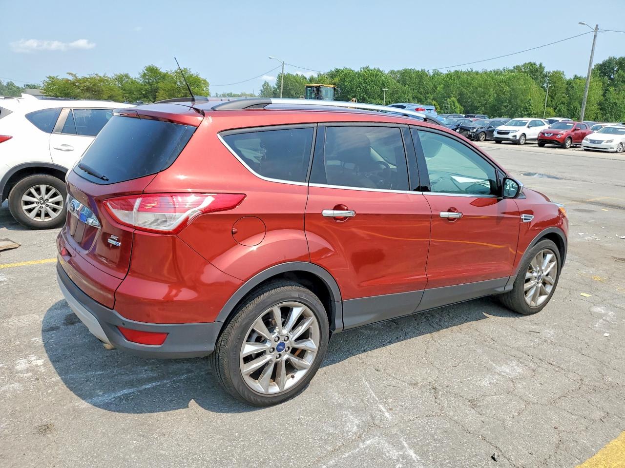 2015 Ford Escape Se Red vin: 1FMCU9GXXFUA06829