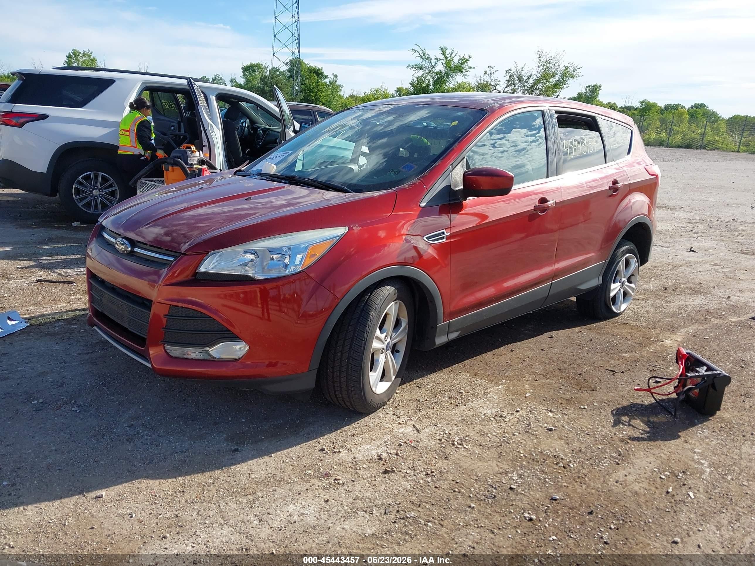 2015 Ford Escape Se Red vin: 1FMCU9GXXFUB17042