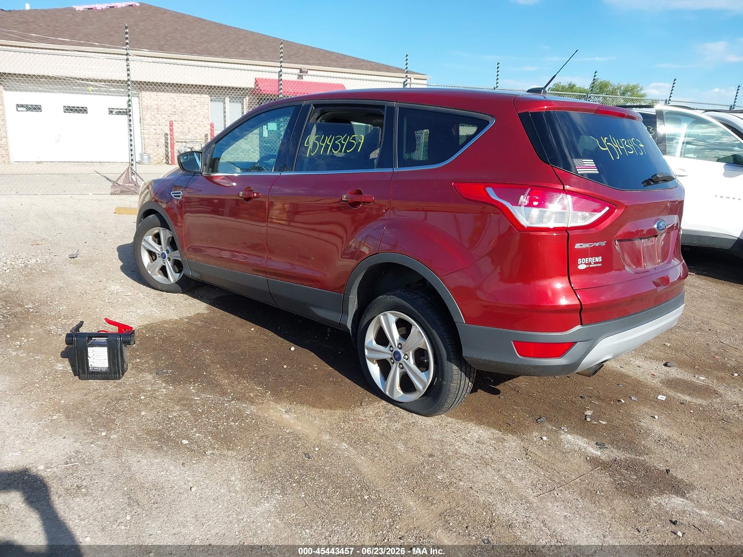 2015 Ford Escape Se Red vin: 1FMCU9GXXFUB17042