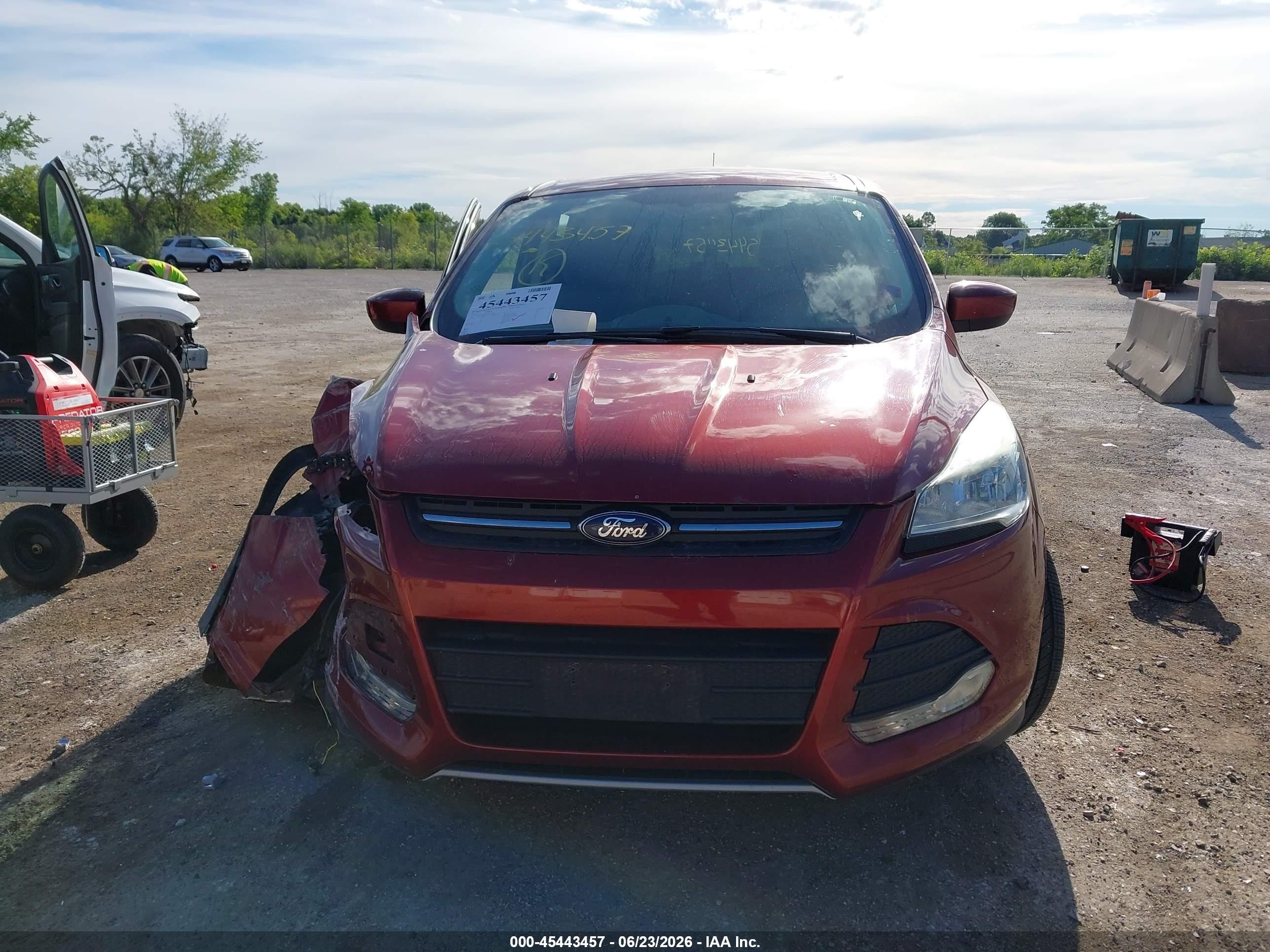 2015 Ford Escape Se Red vin: 1FMCU9GXXFUB17042