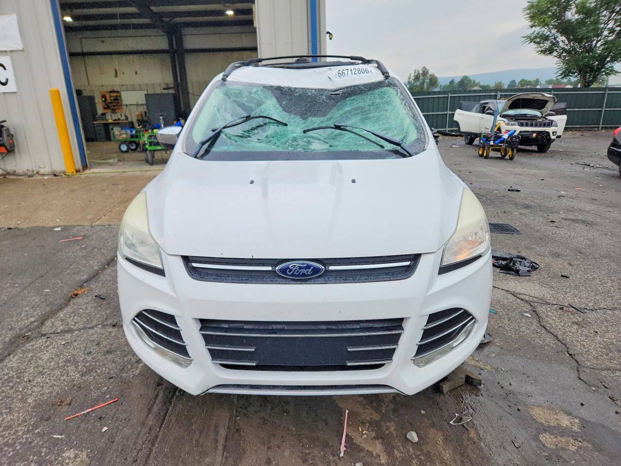 2015 Ford Escape Se White vin: 1FMCU9GXXFUB23813