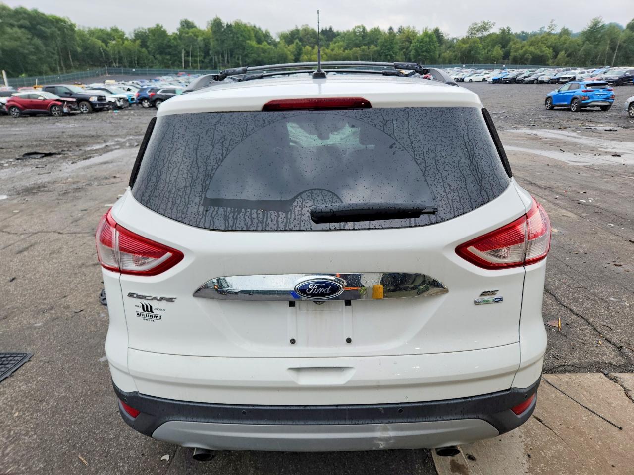 2015 Ford Escape Se White vin: 1FMCU9GXXFUB23813