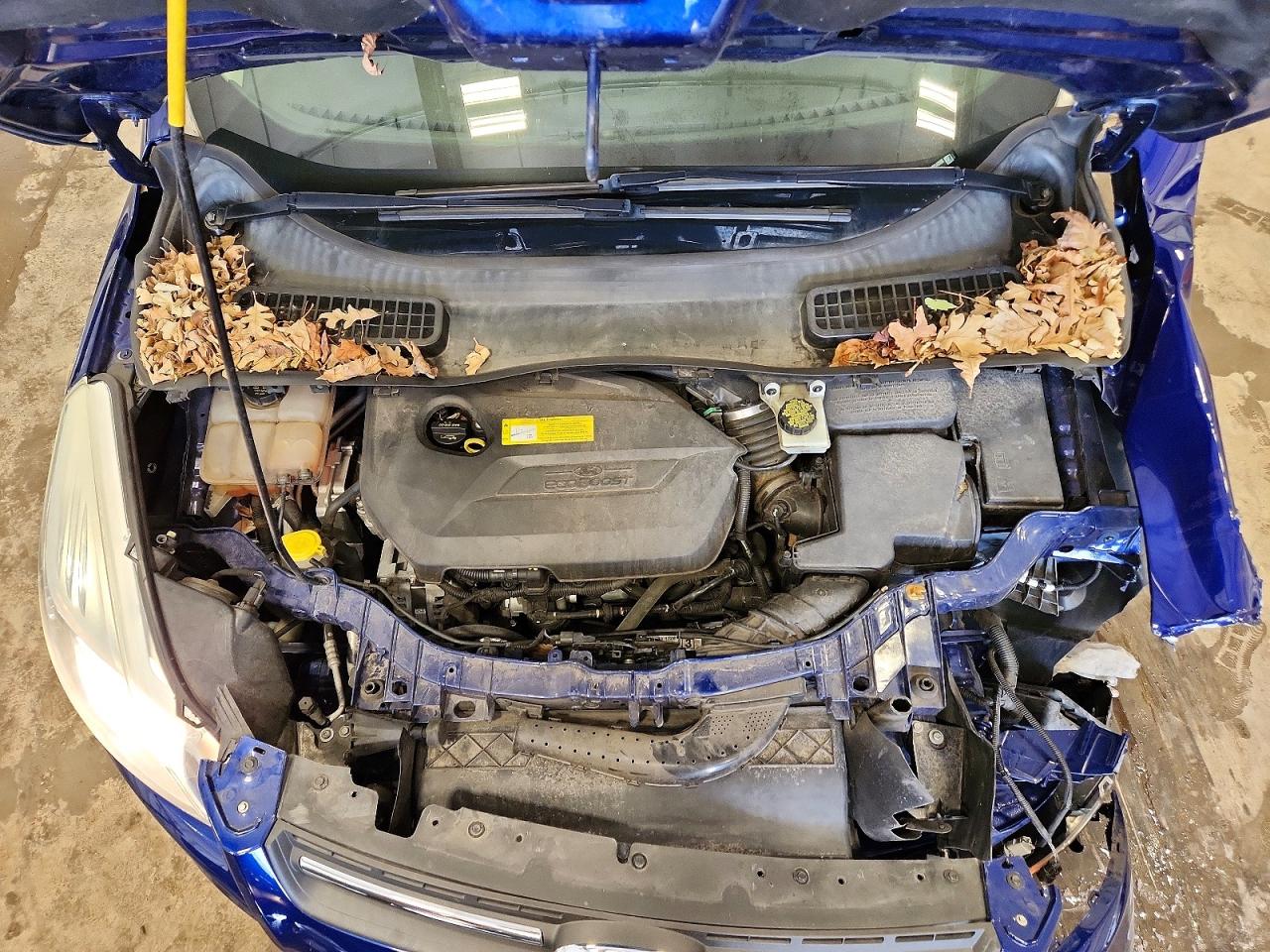 2015 Ford Escape Se Синий vin: 1FMCU9GXXFUB54205