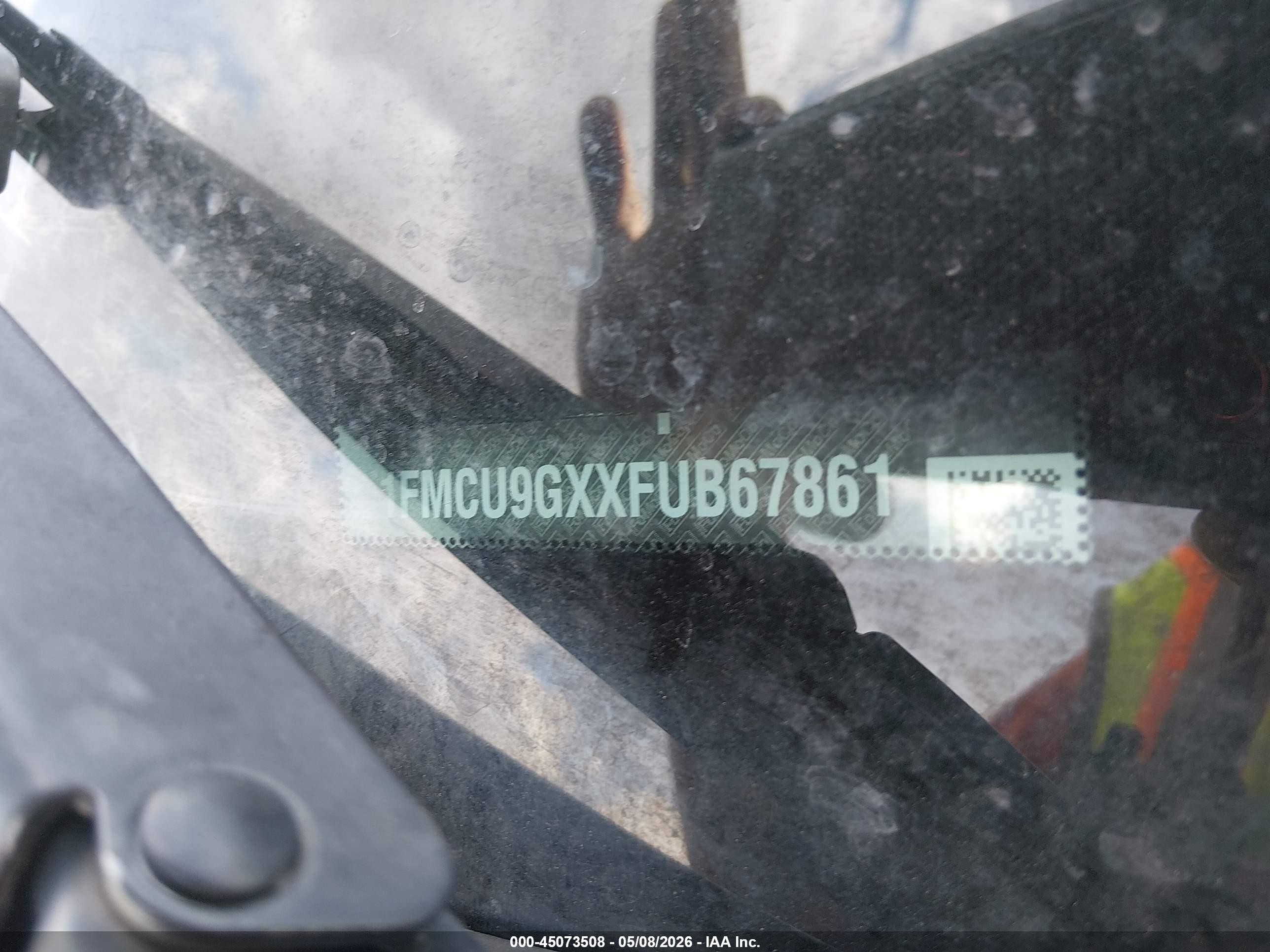 2015 Ford Escape Se Черный vin: 1FMCU9GXXFUB67861