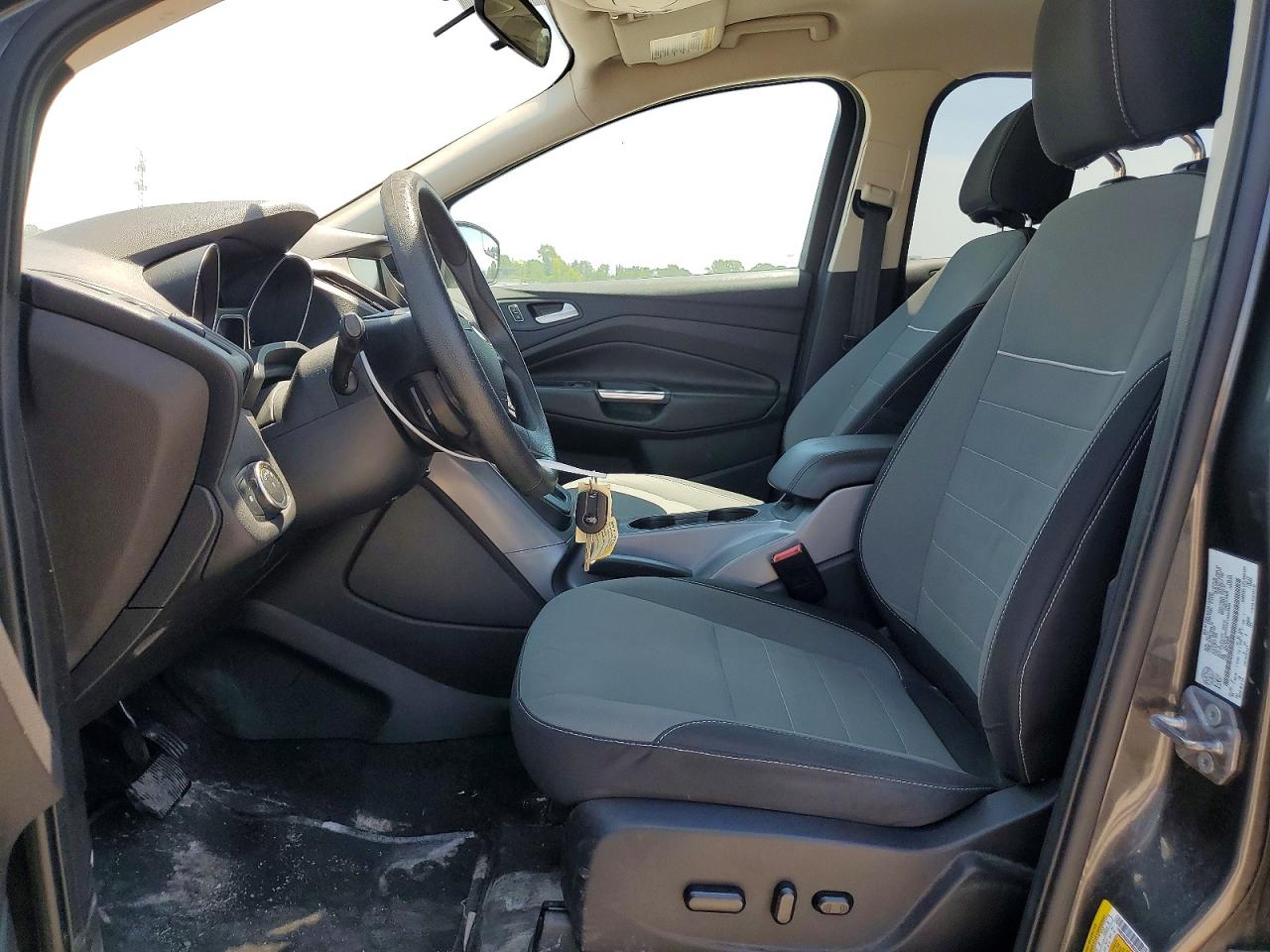 2015 Ford Escape Se Gray vin: 1FMCU9GXXFUB83980