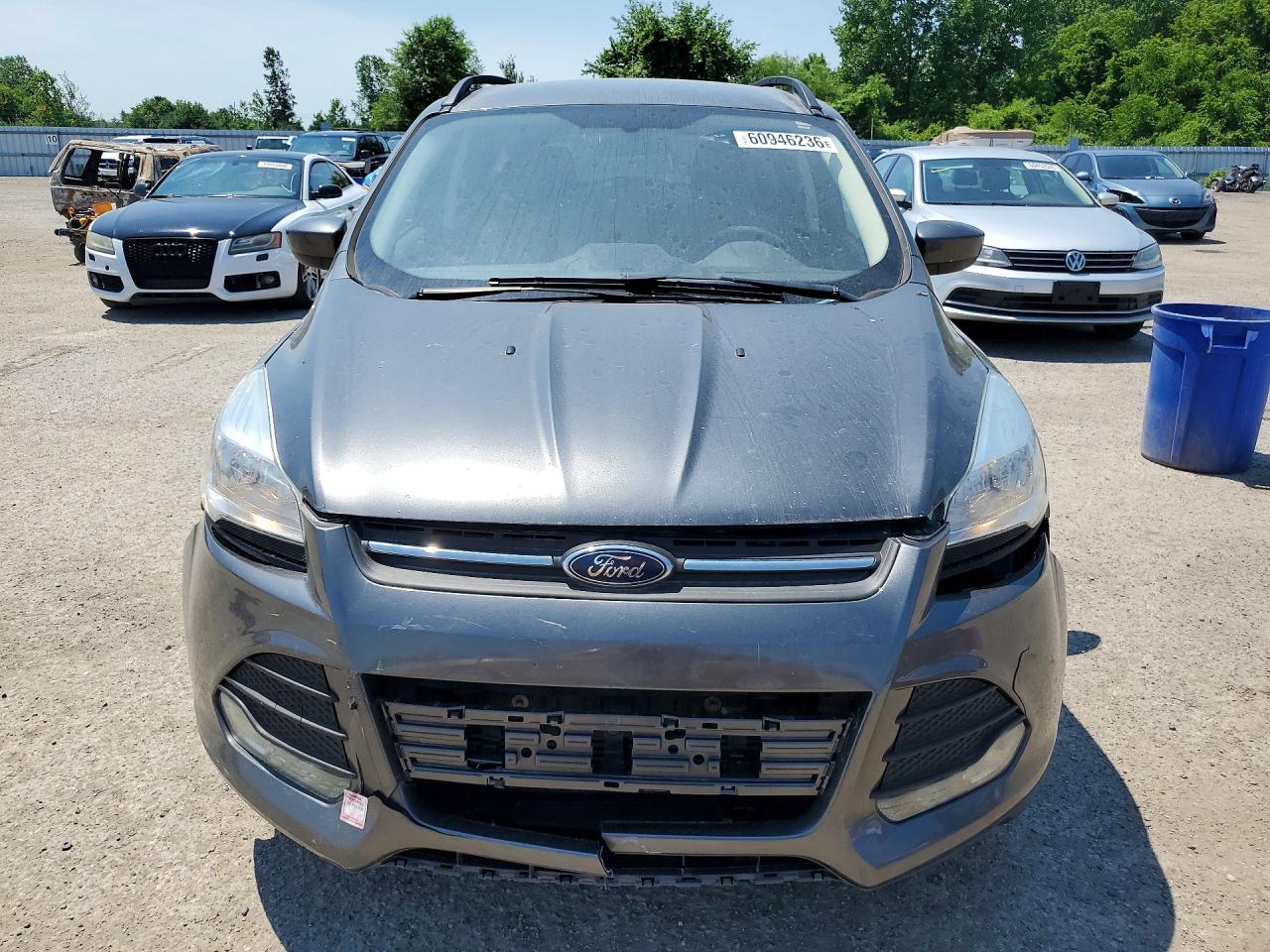 2015 Ford Escape Se Gray vin: 1FMCU9GXXFUB83980