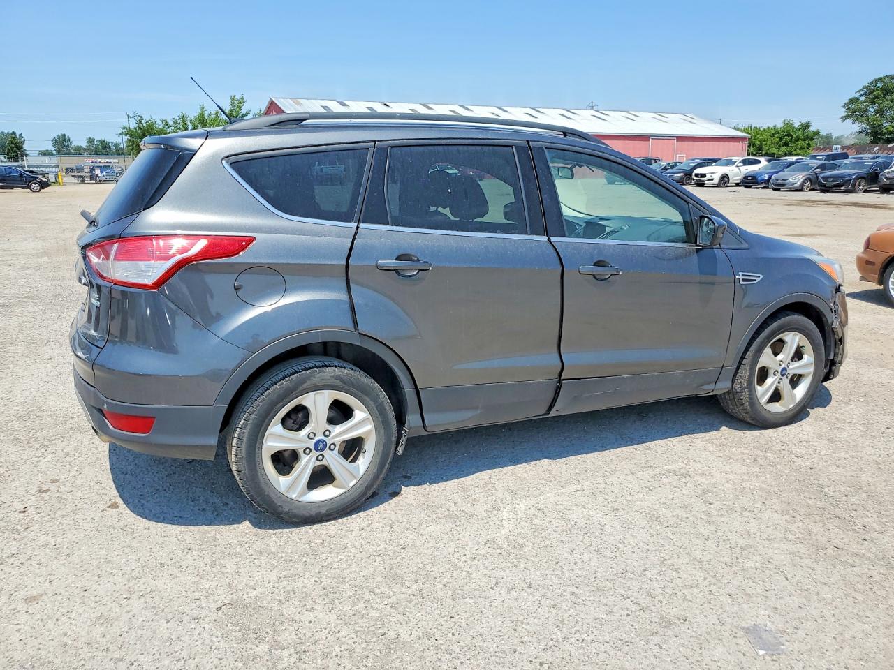 2015 Ford Escape Se Gray vin: 1FMCU9GXXFUB83980