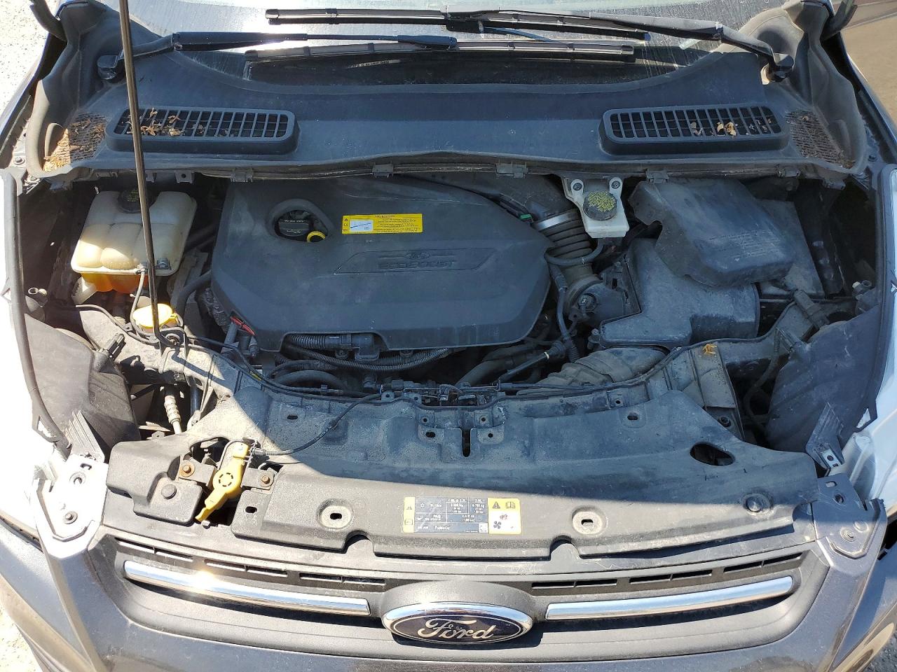 2015 Ford Escape Se Gray vin: 1FMCU9GXXFUB83980