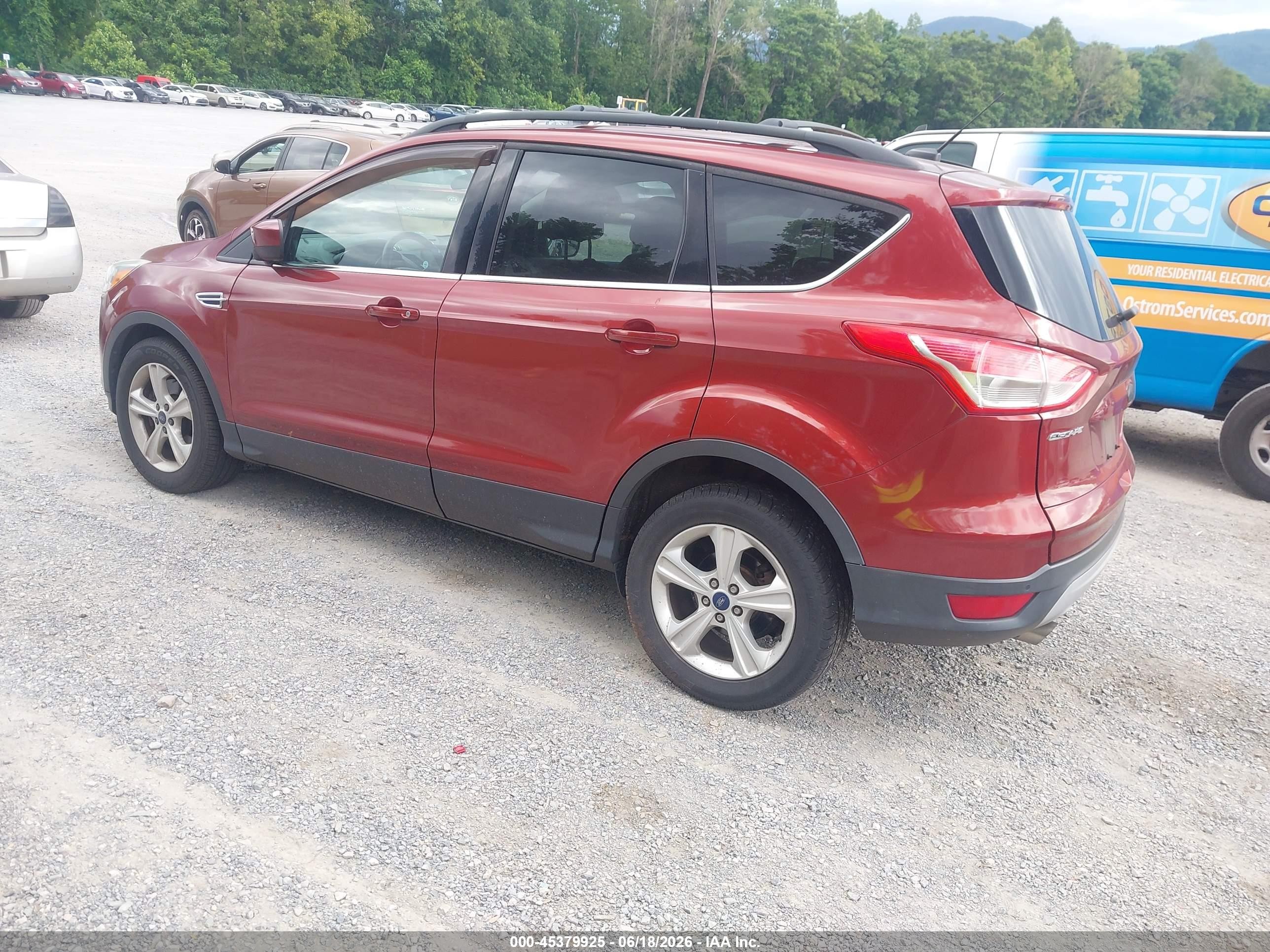 2015 Ford Escape Se Red vin: 1FMCU9GXXFUC18923