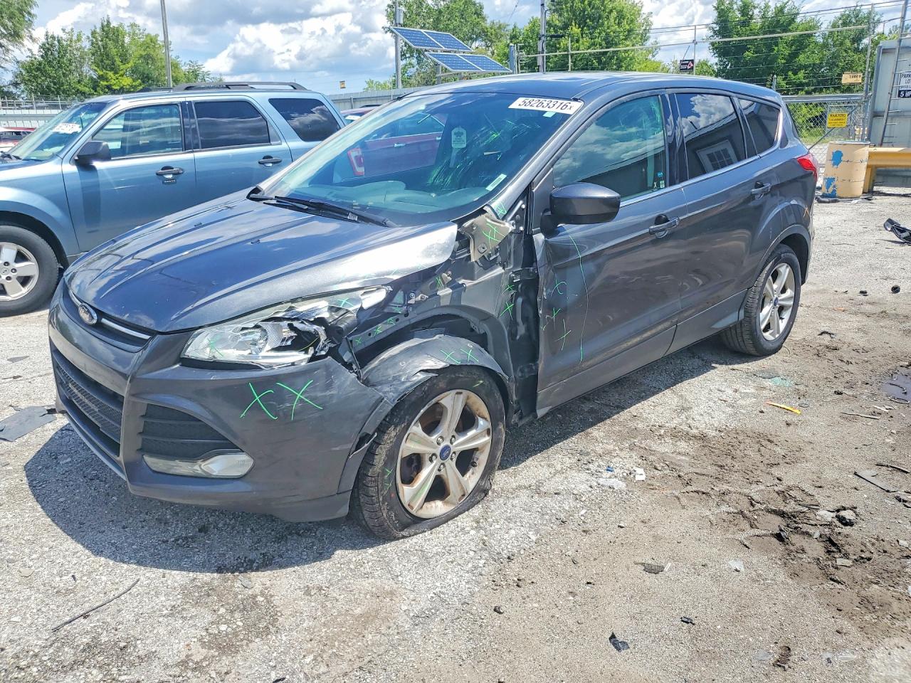 2015 Ford Escape Se Charcoal vin: 1FMCU9GXXFUC35110