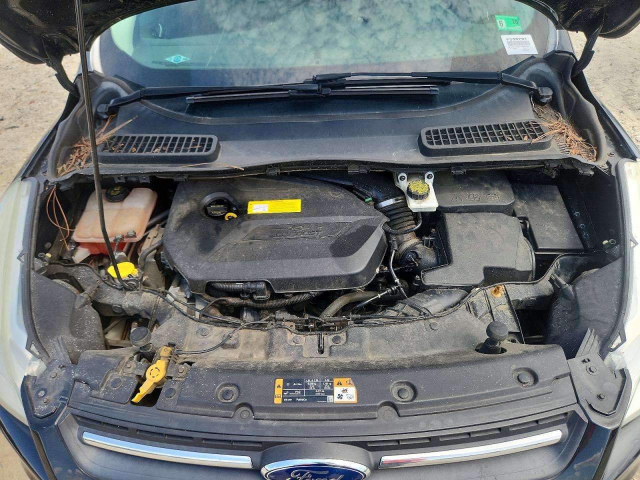 2015 Ford Escape Se Угольный vin: 1FMCU9GXXFUC84985