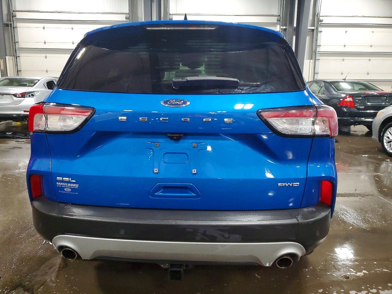 2020 Ford Escape Sel Blue vin: 1FMCU9H61LUC63413