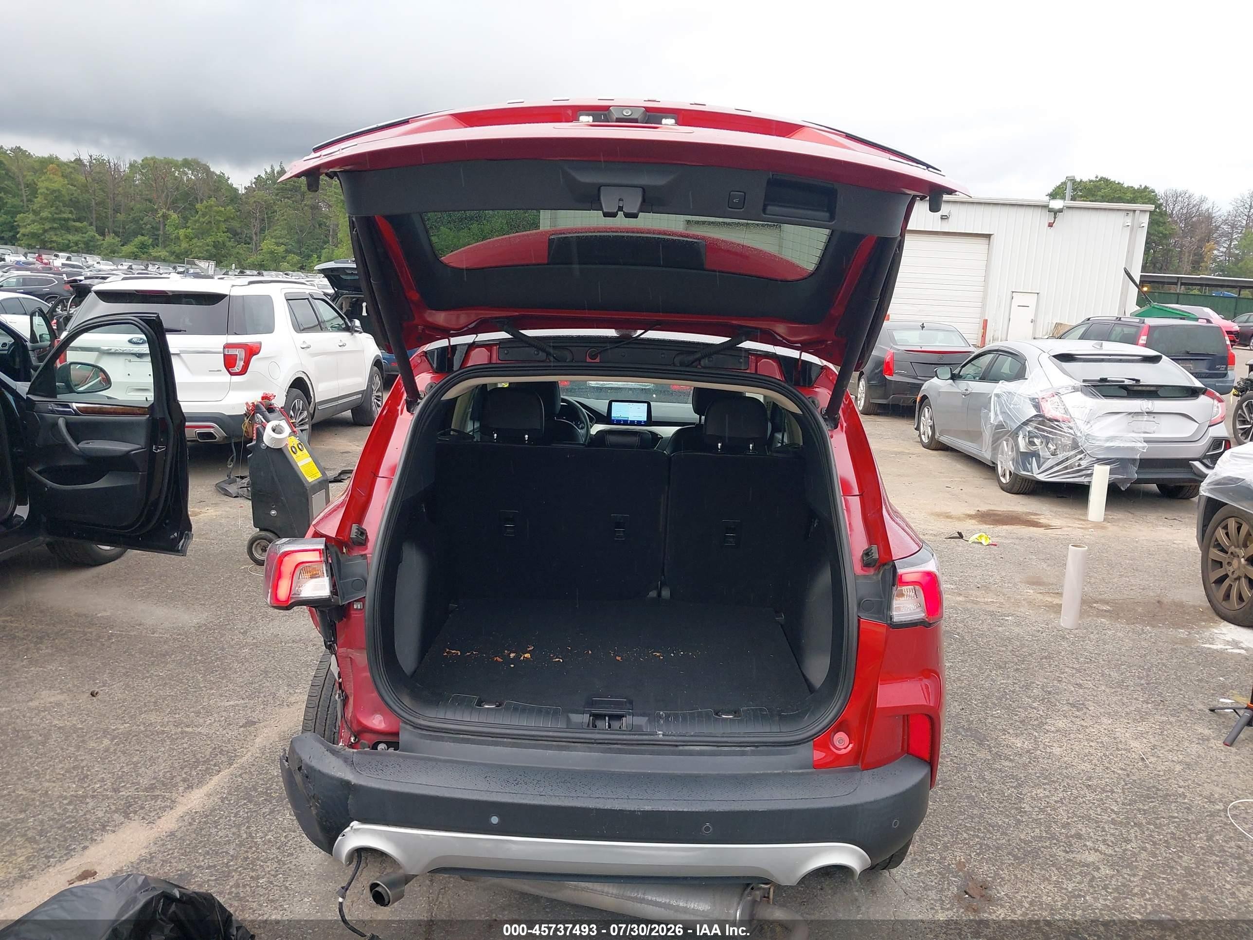 2020 Ford Escape Sel Red vin: 1FMCU9H62LUC72217
