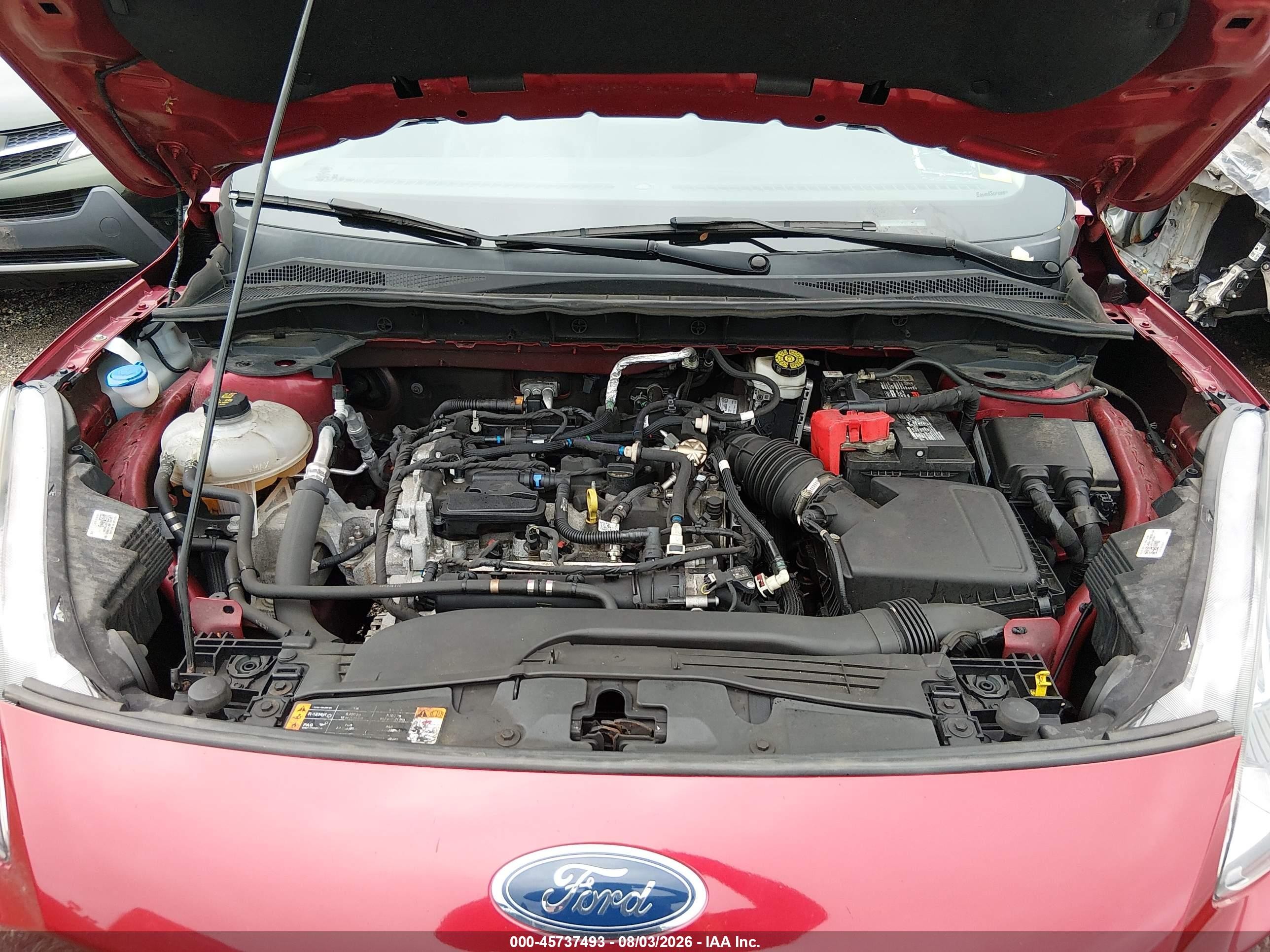 2020 Ford Escape Sel Red vin: 1FMCU9H62LUC72217