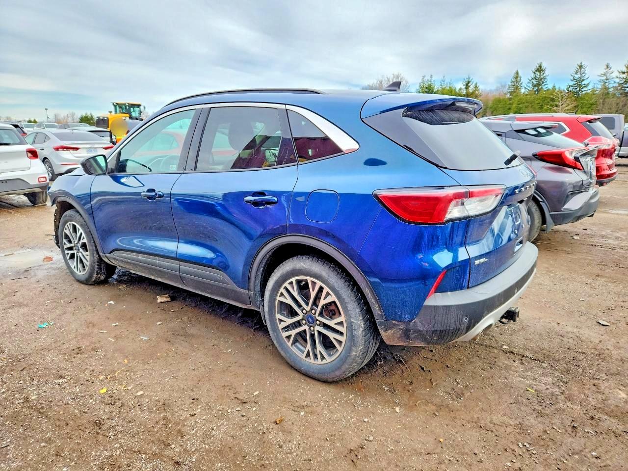 2020 Ford Escape Sel Blue vin: 1FMCU9H64LUB51334