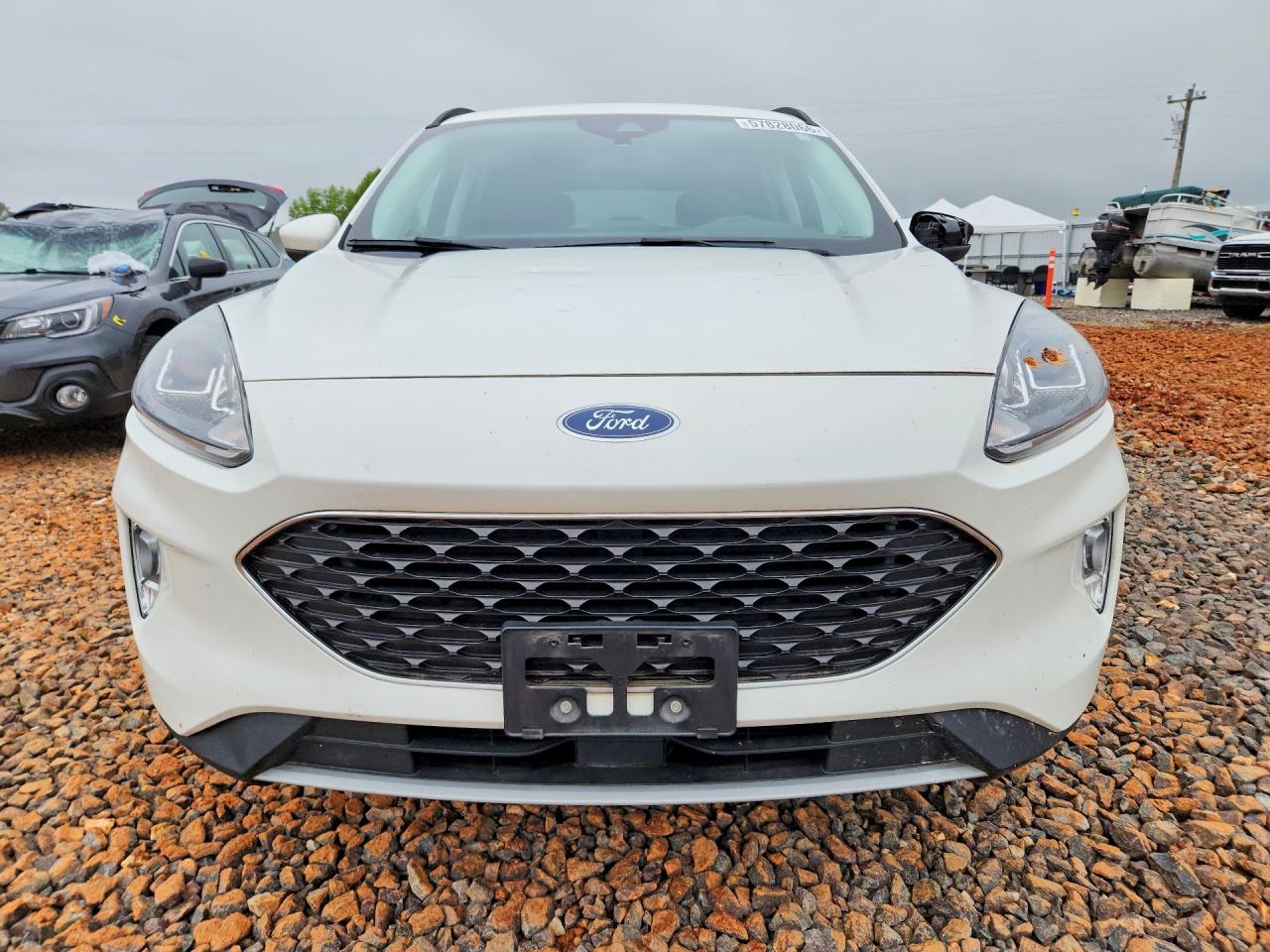2021 Ford Escape Sel Белый vin: 1FMCU9H65MUA40972