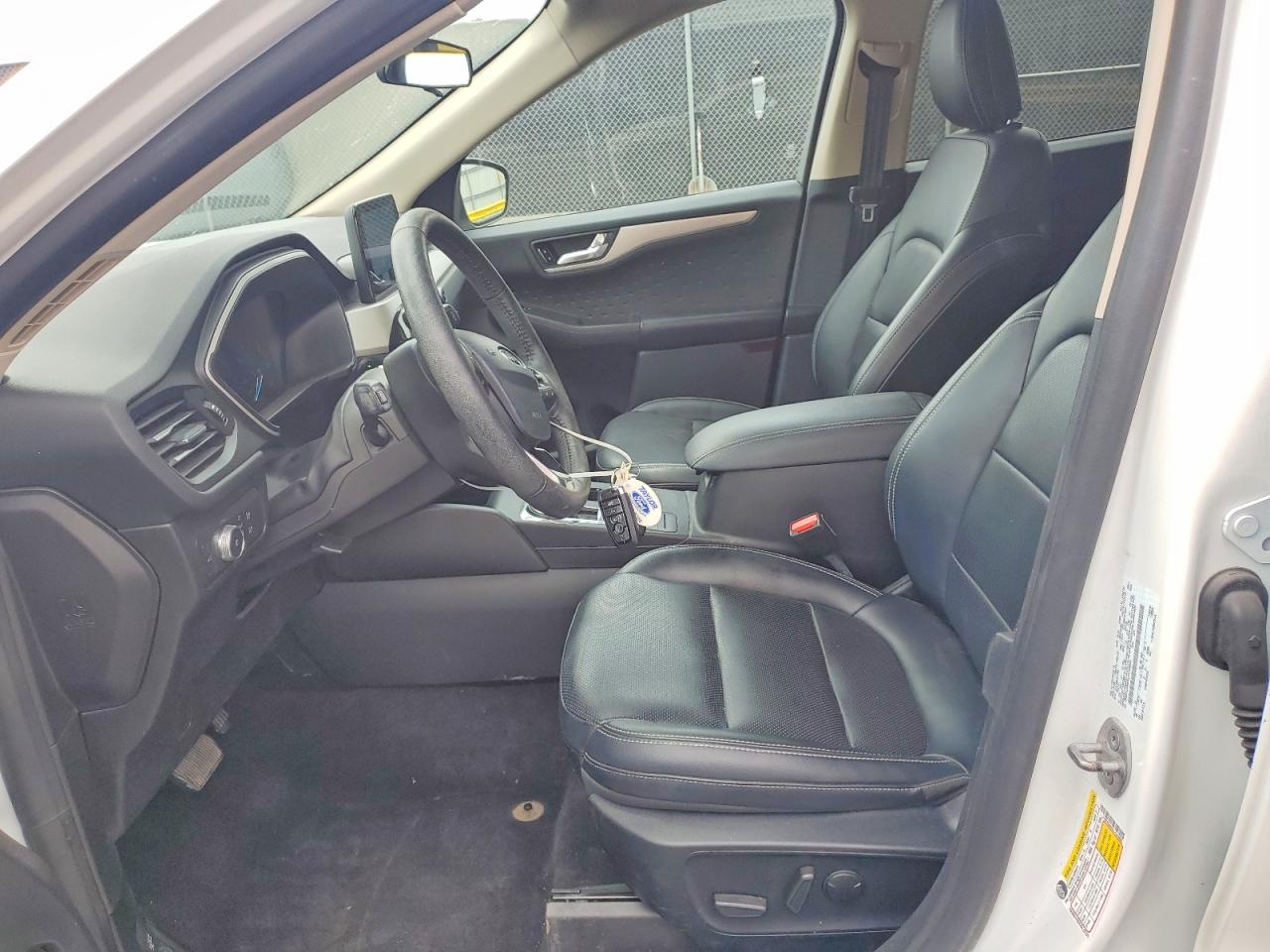 2020 Ford Escape Sel White vin: 1FMCU9H69LUC40896
