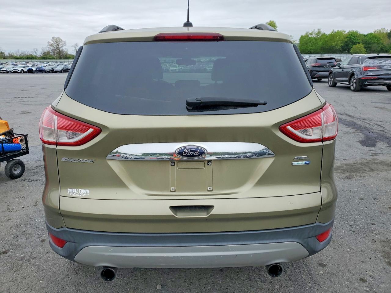 2013 Ford Escape Sel Зеленый vin: 1FMCU9H90DUA14063