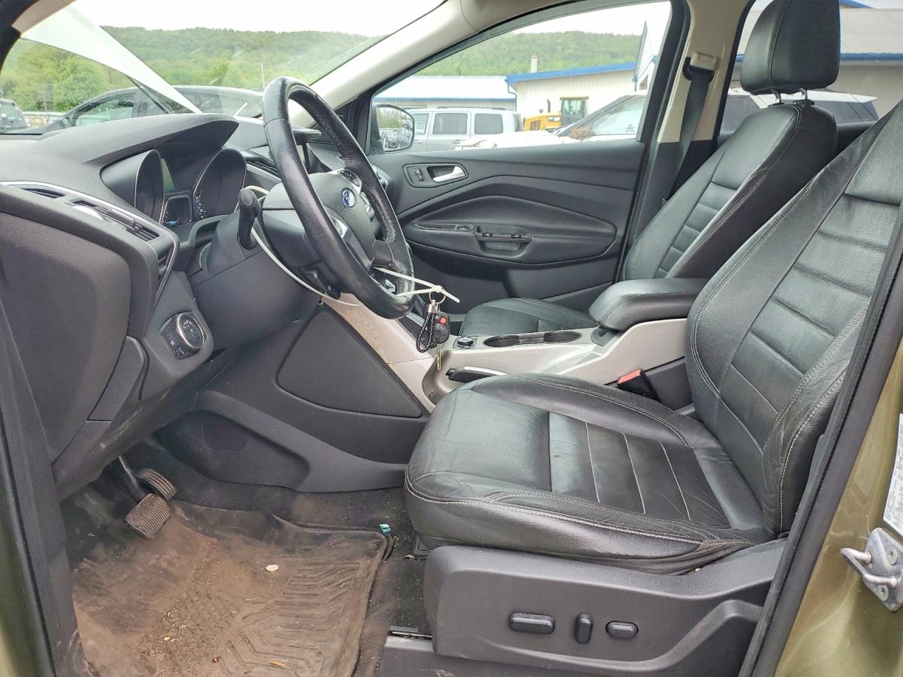 2013 Ford Escape Sel Зеленый vin: 1FMCU9H90DUA14063