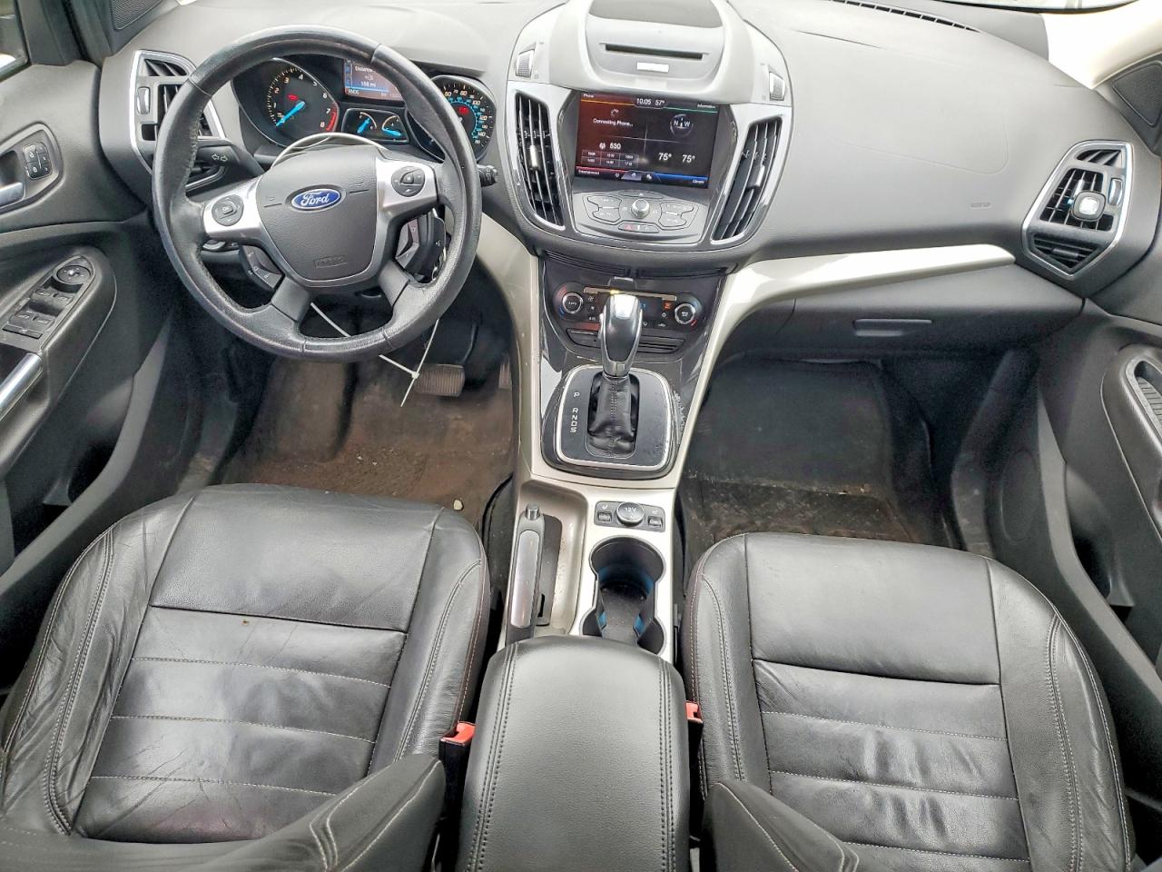 2013 Ford Escape Sel Зеленый vin: 1FMCU9H90DUA14063