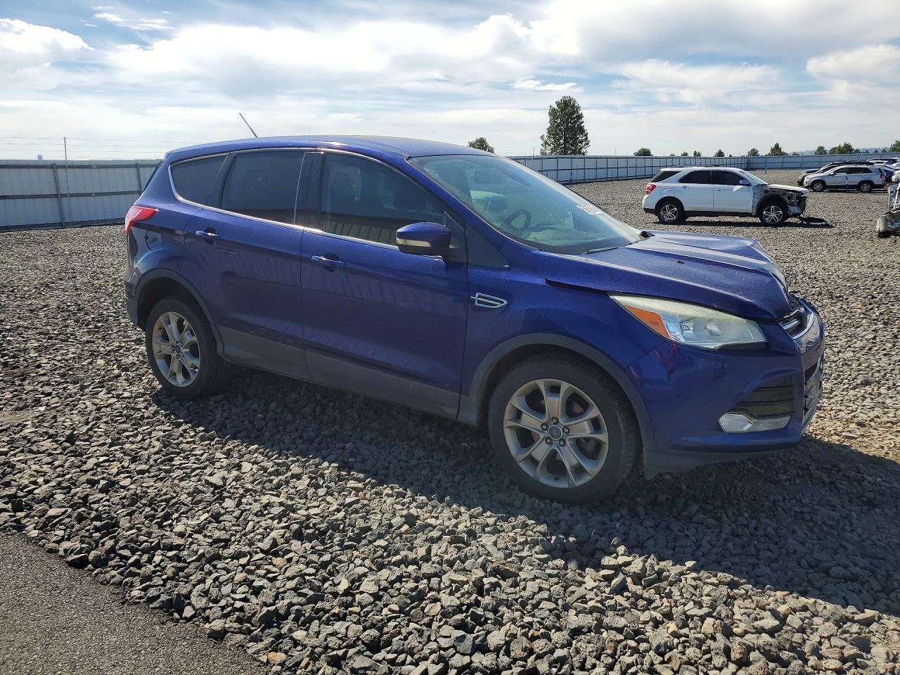 2013 Ford Escape Sel Blue vin: 1FMCU9H90DUB01610
