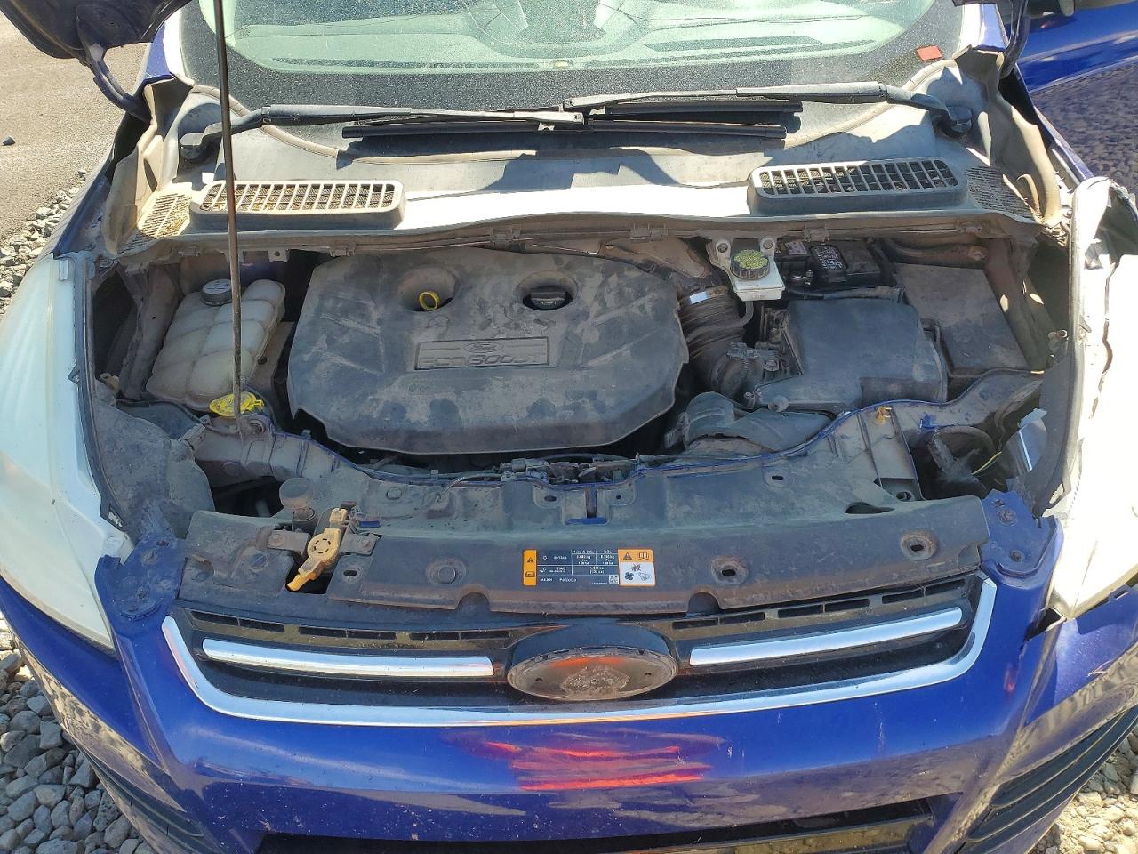 2013 Ford Escape Sel Blue vin: 1FMCU9H90DUB01610