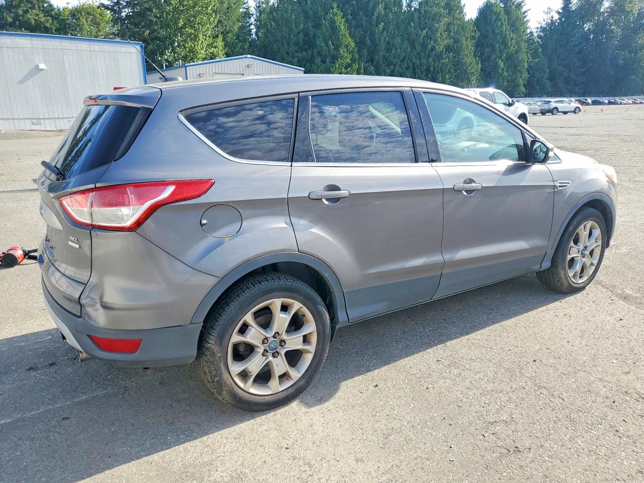2013 Ford Escape Sel Gray vin: 1FMCU9H90DUB01820