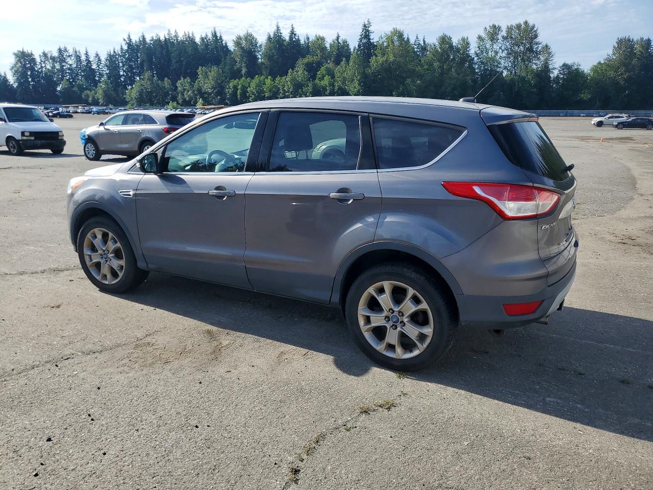 2013 Ford Escape Sel Gray vin: 1FMCU9H90DUB01820