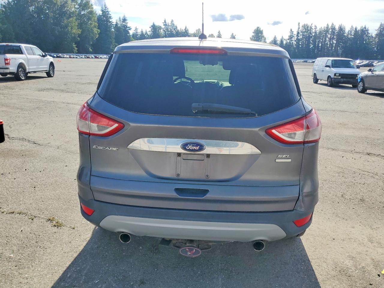 2013 Ford Escape Sel Gray vin: 1FMCU9H90DUB01820