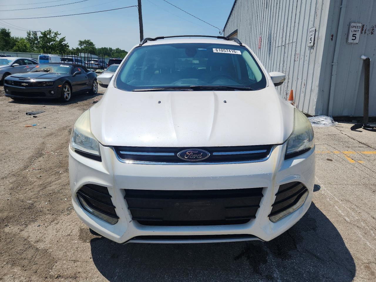 2013 Ford Escape Sel White vin: 1FMCU9H90DUB54050