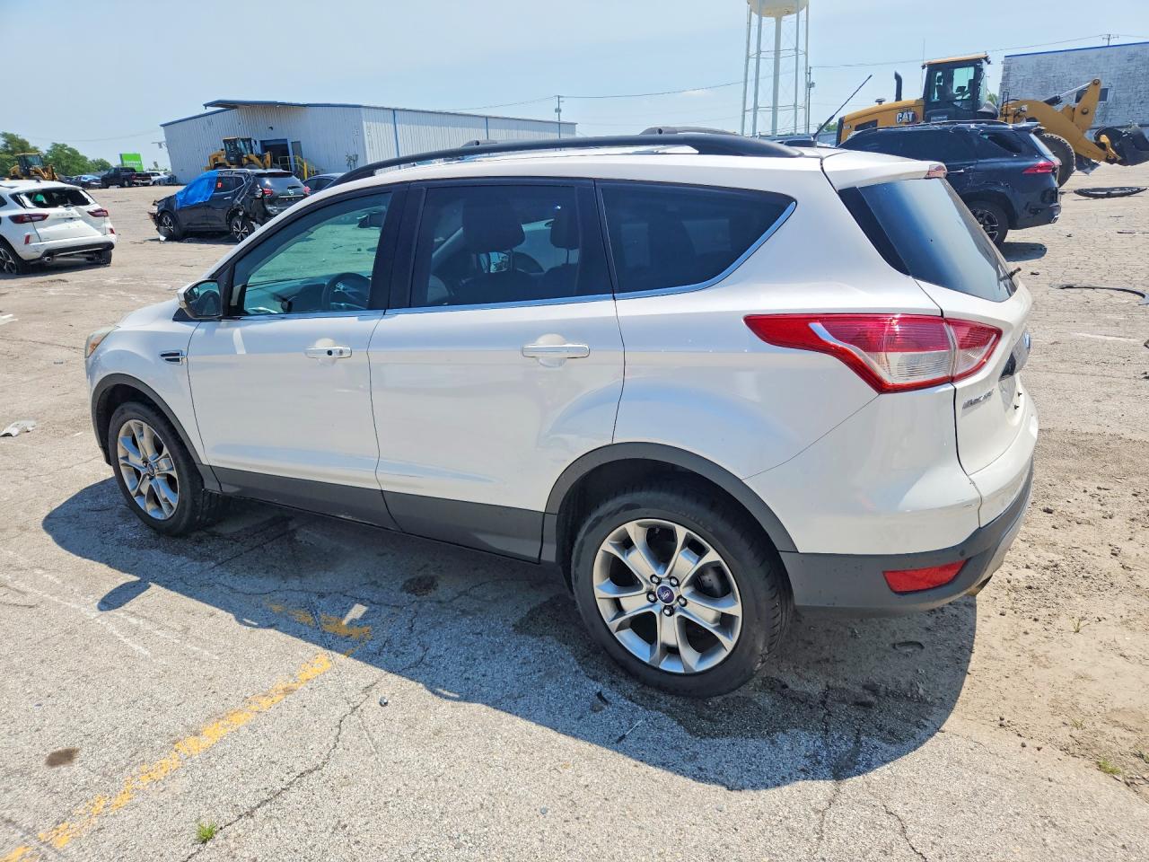 2013 Ford Escape Sel White vin: 1FMCU9H90DUB54050