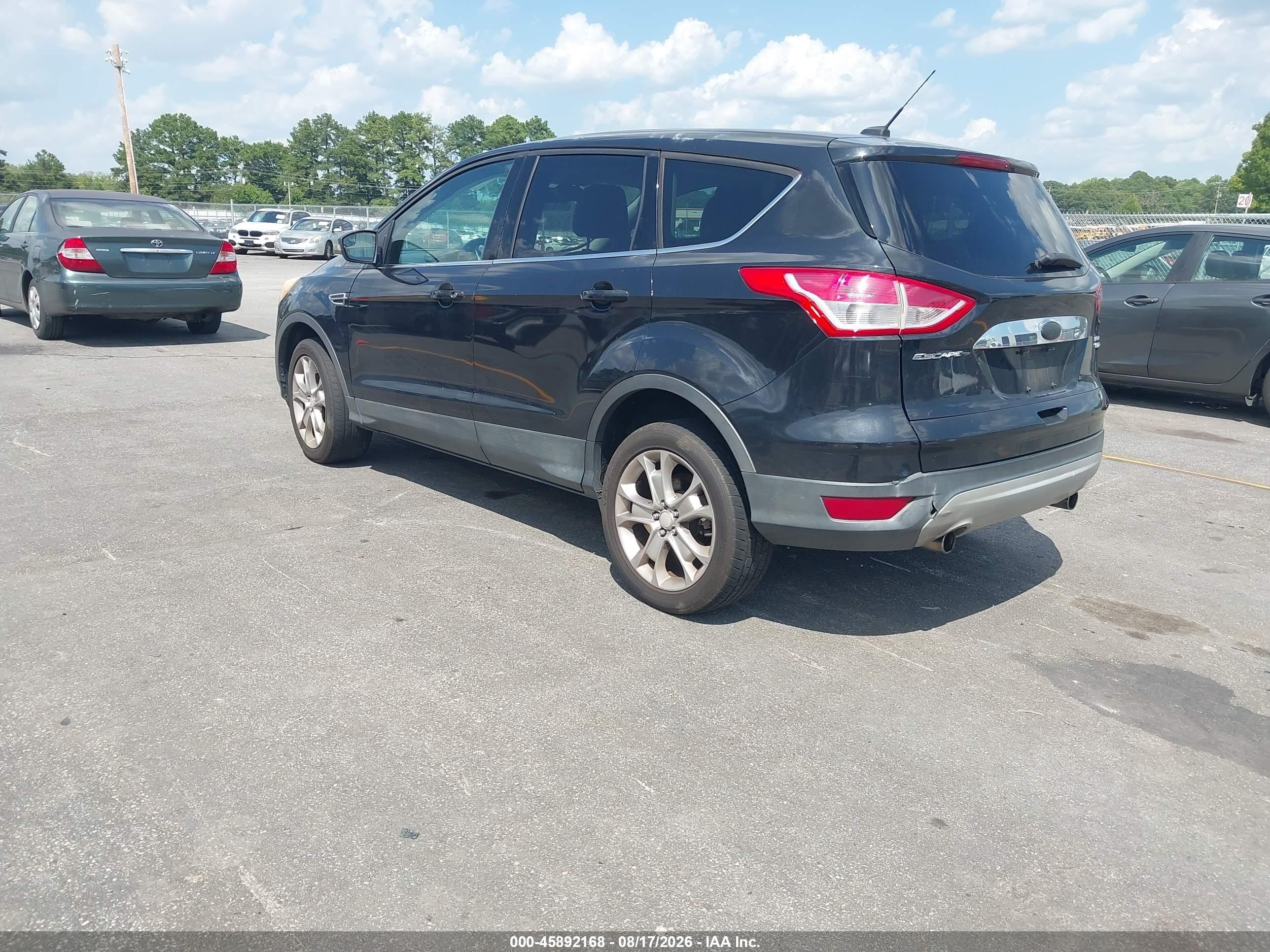 2013 Ford Escape Sel Black vin: 1FMCU9H90DUC26221