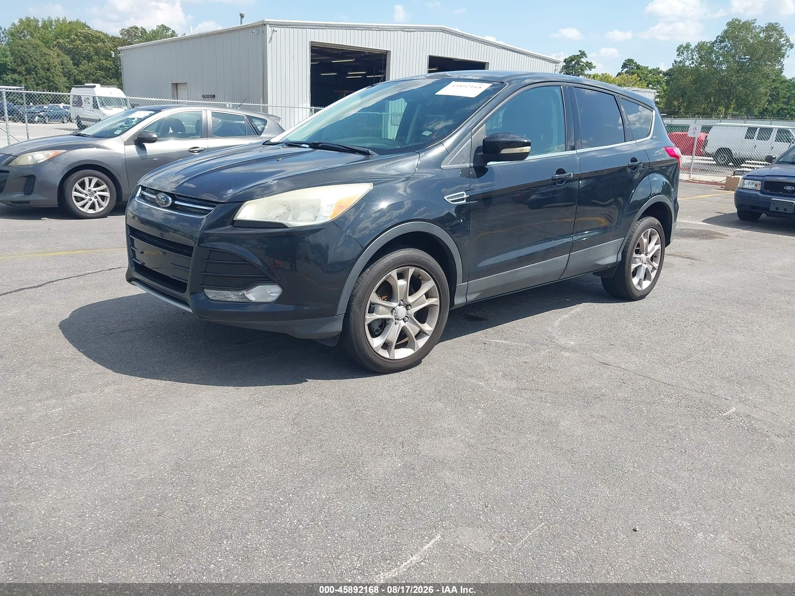 2013 Ford Escape Sel Black vin: 1FMCU9H90DUC26221