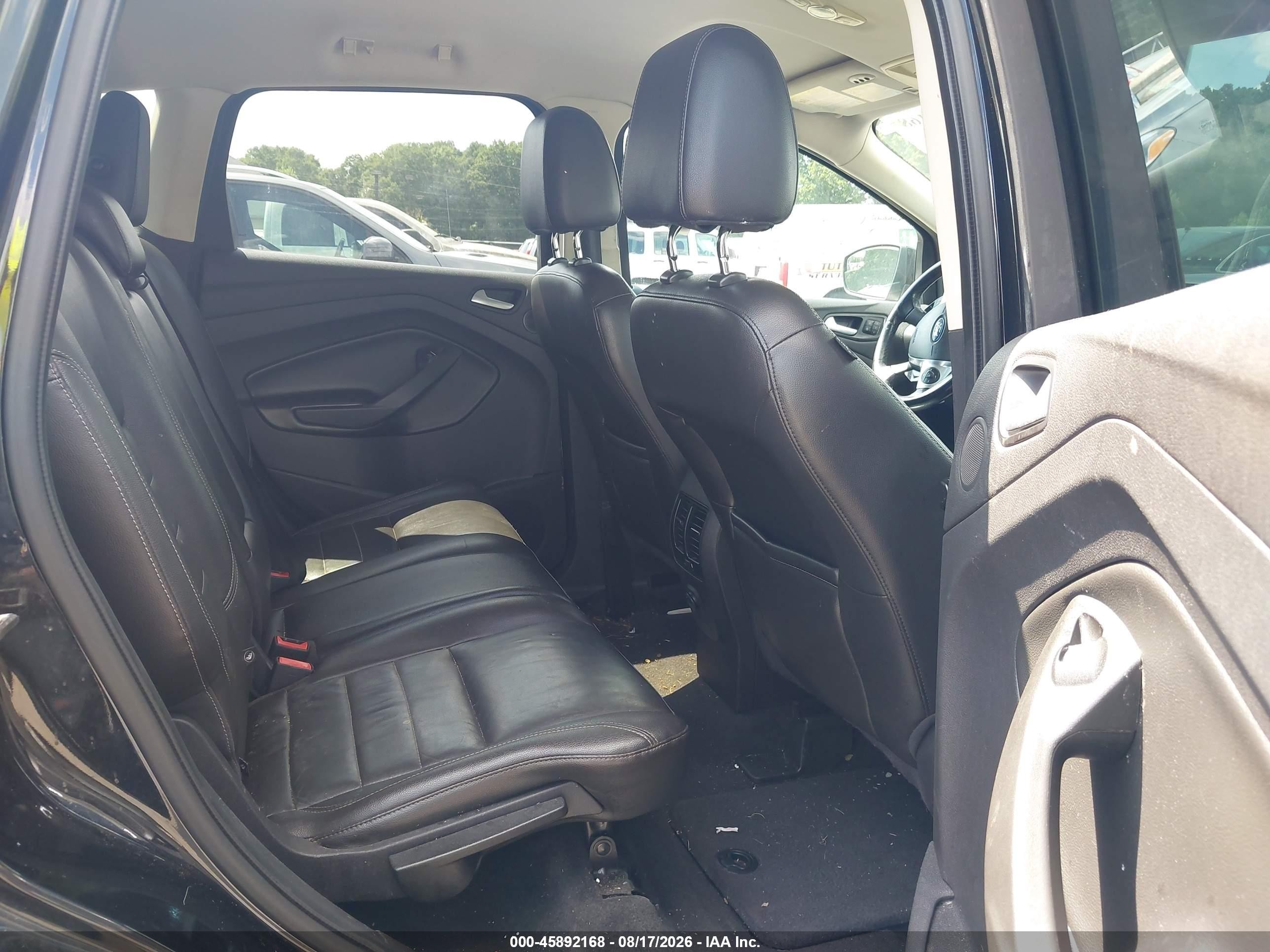 2013 Ford Escape Sel Black vin: 1FMCU9H90DUC26221