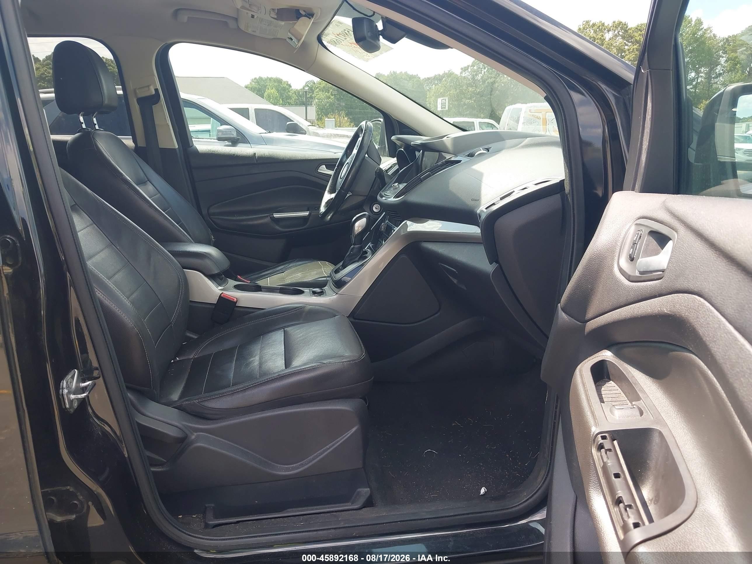 2013 Ford Escape Sel Black vin: 1FMCU9H90DUC26221