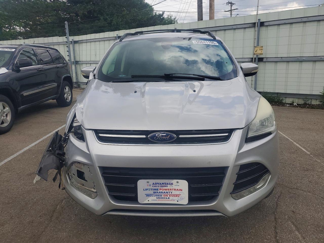 2013 Ford Escape Sel Silver vin: 1FMCU9H90DUC60322