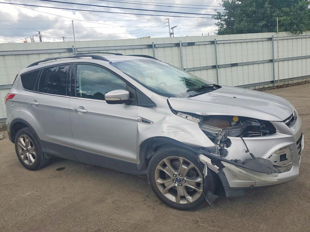 2013 Ford Escape Sel Silver vin: 1FMCU9H90DUC60322