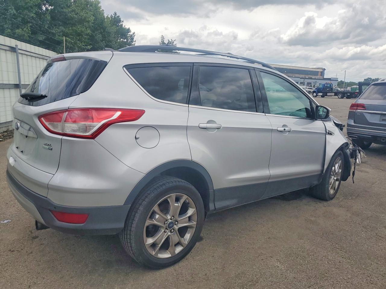 2013 Ford Escape Sel Silver vin: 1FMCU9H90DUC60322