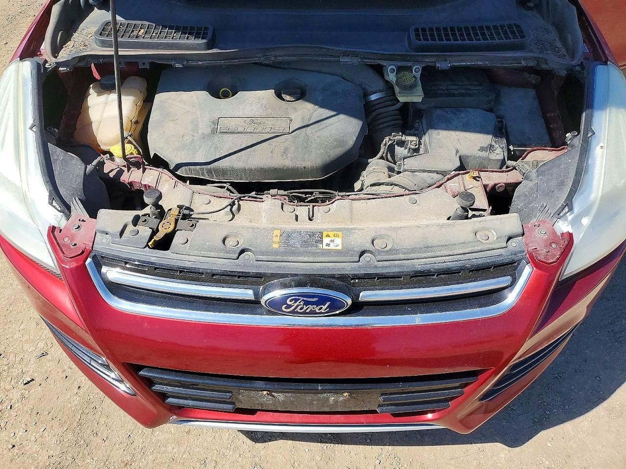 2013 Ford Escape Sel Red vin: 1FMCU9H90DUC81512