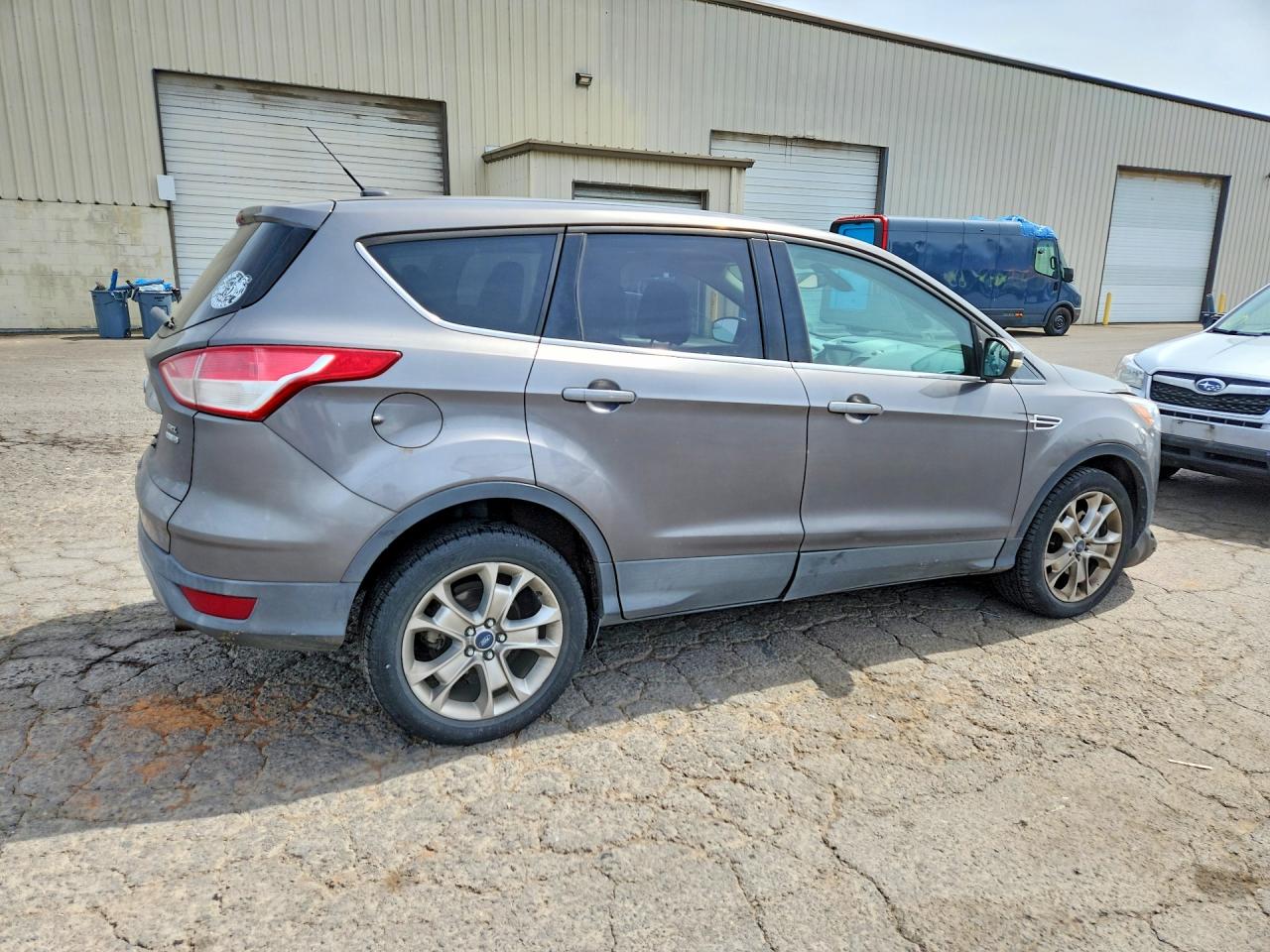 2013 Ford Escape Sel Gray vin: 1FMCU9H90DUC87682
