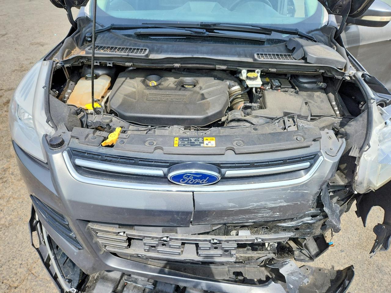 2013 Ford Escape Sel Gray vin: 1FMCU9H90DUC87682