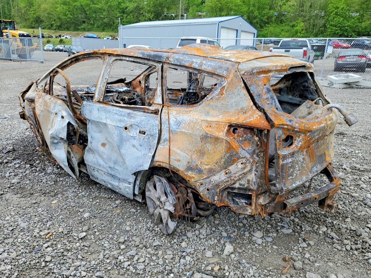 2013 Ford Escape Sel Пожар vin: 1FMCU9H90DUC90579