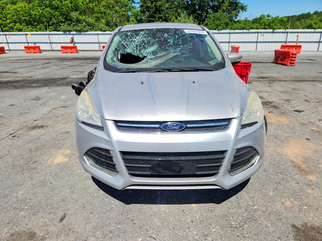 2013 Ford Escape Sel Silver vin: 1FMCU9H90DUD46844